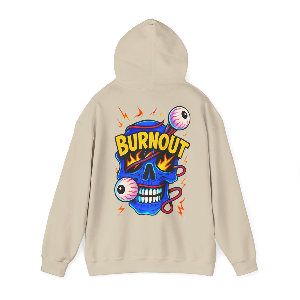 🔥 Oversized Hoodie „Burnout Skull“ – Streetwear mit Eyecatcher-Print