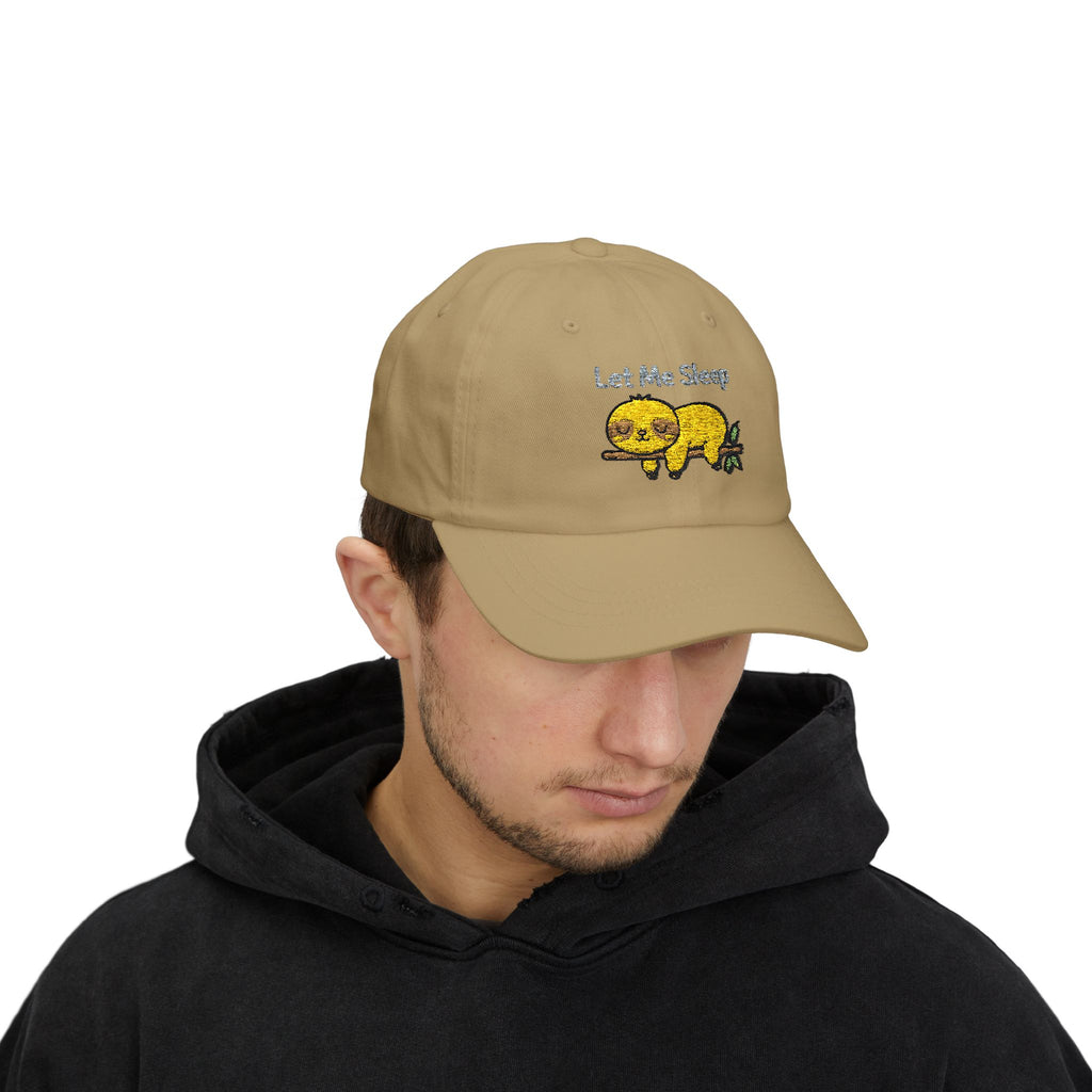 Chill Out” Sloth Dad Hat – Cute Relaxation Cap, Fun Gift for Father’s Day & Everyday Outfits