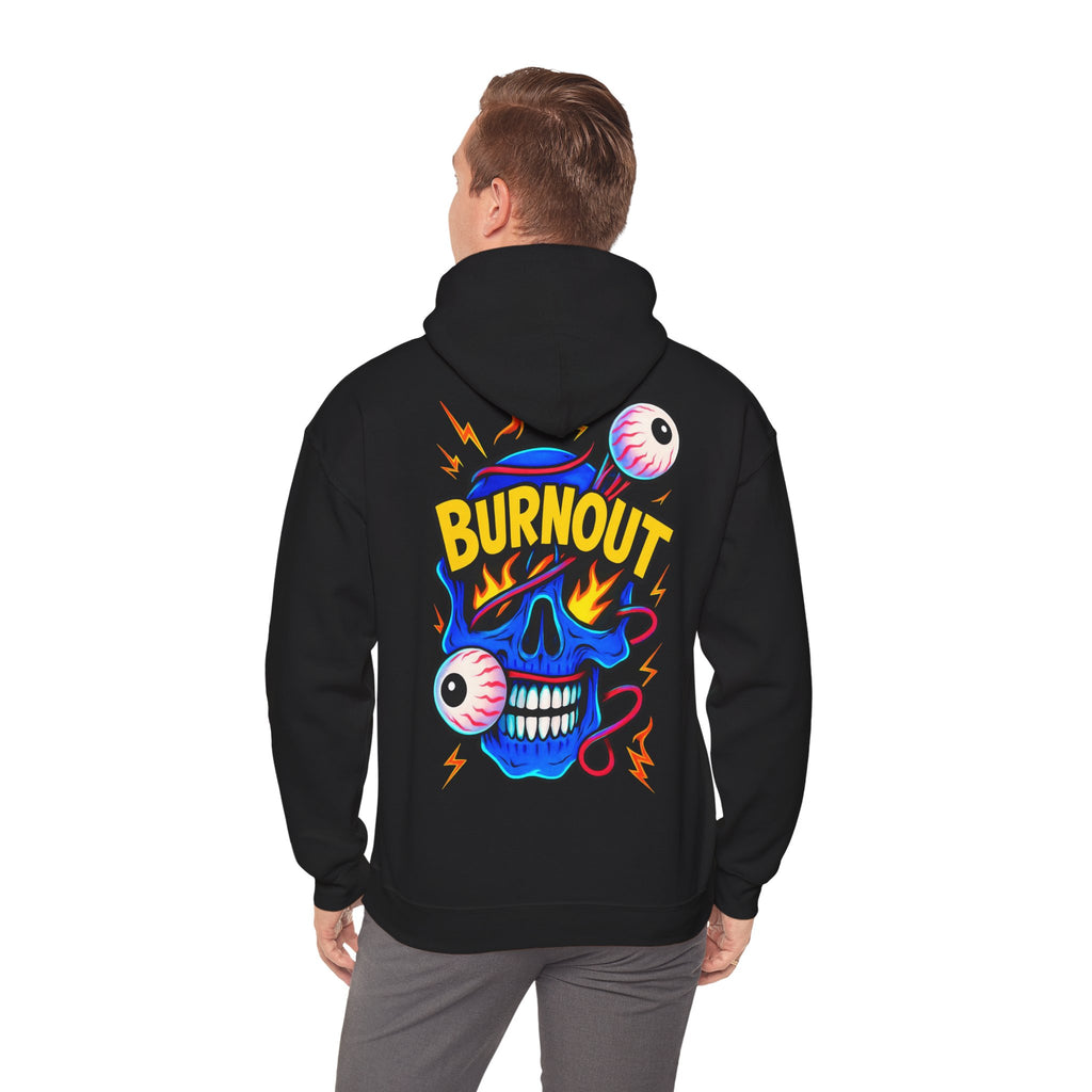 🔥 Oversized Hoodie „Burnout Skull“ – Streetwear mit Eyecatcher-Print