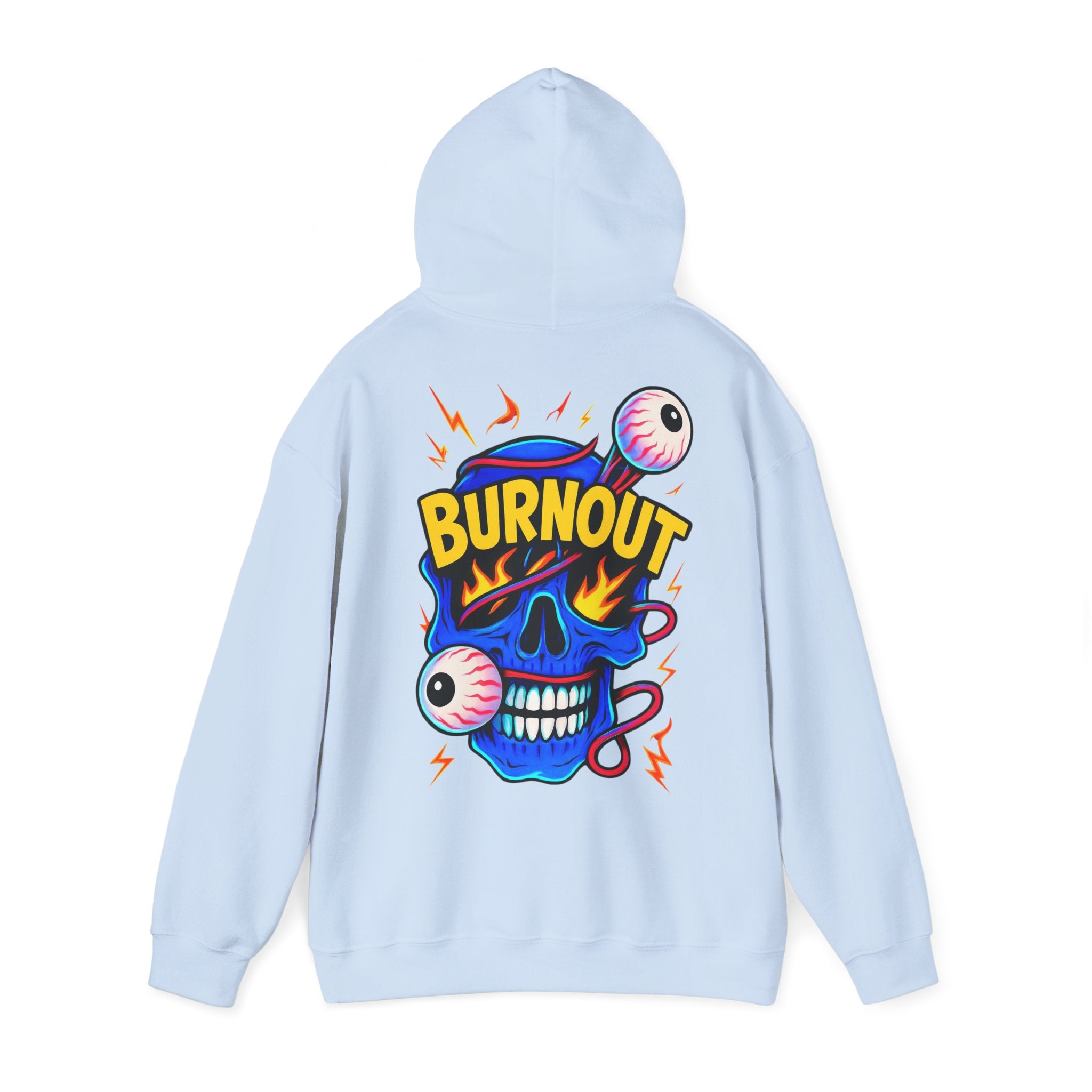 🔥 Oversized Hoodie „Burnout Skull“ – Streetwear mit Eyecatcher-Print