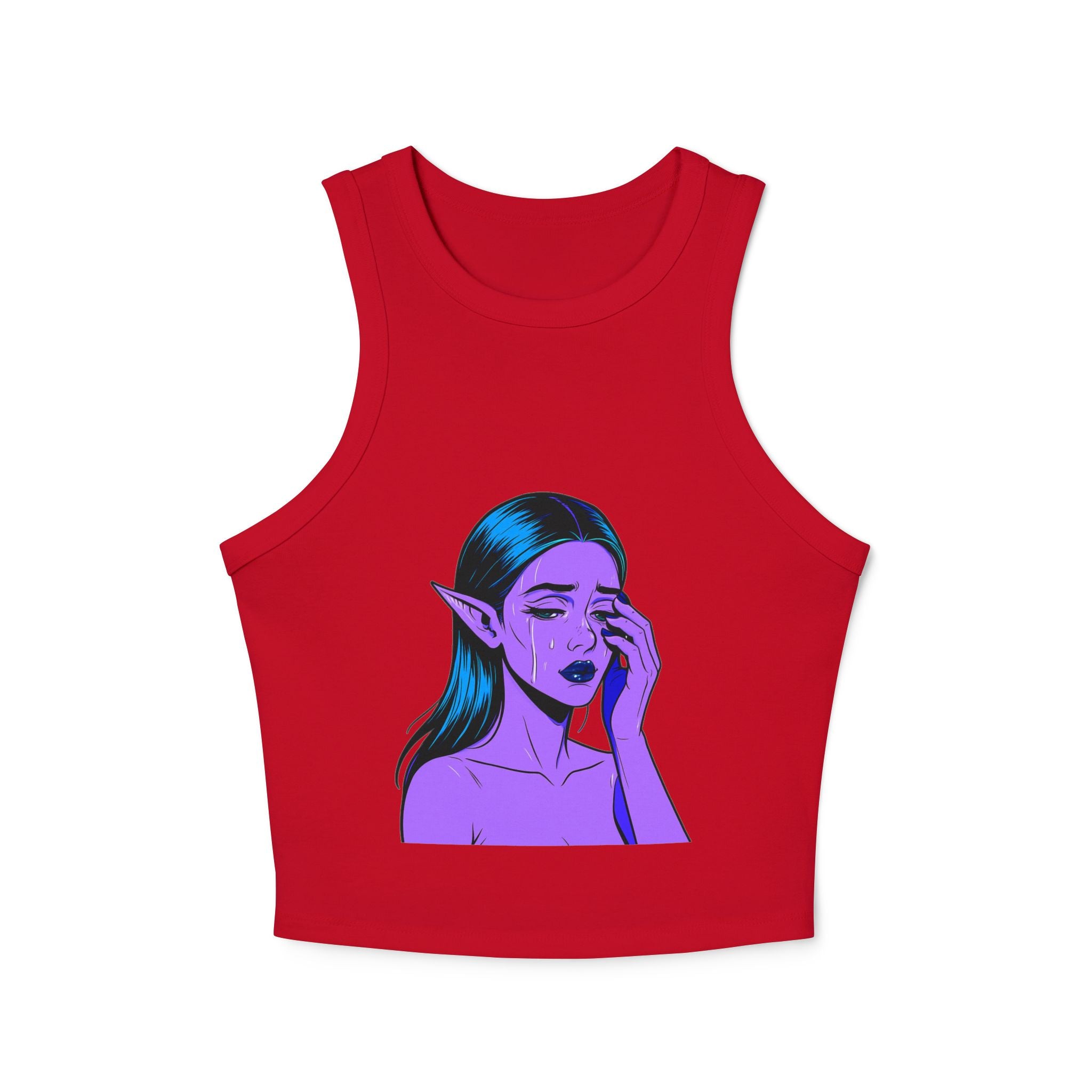 Gothic Fantasy Racer Tank Top – Edgy Sommer-Style für Festivals & Alltag