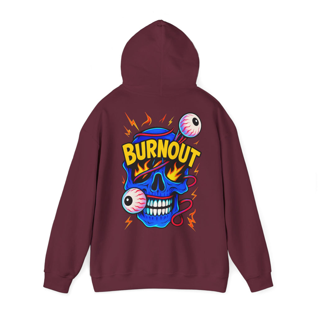 🔥 Oversized Hoodie „Burnout Skull“ – Streetwear mit Eyecatcher-Print