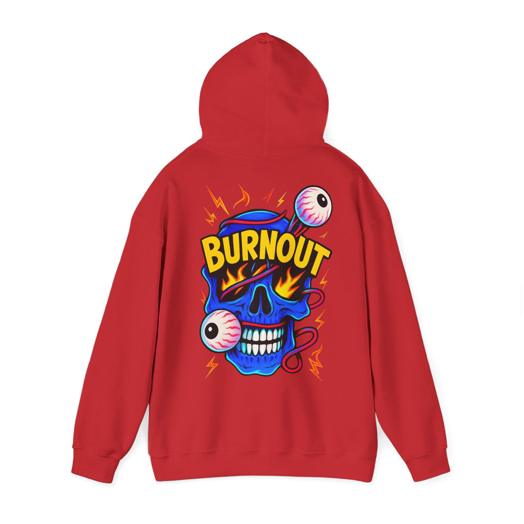 🔥 Oversized Hoodie „Burnout Skull“ – Streetwear mit Eyecatcher-Print