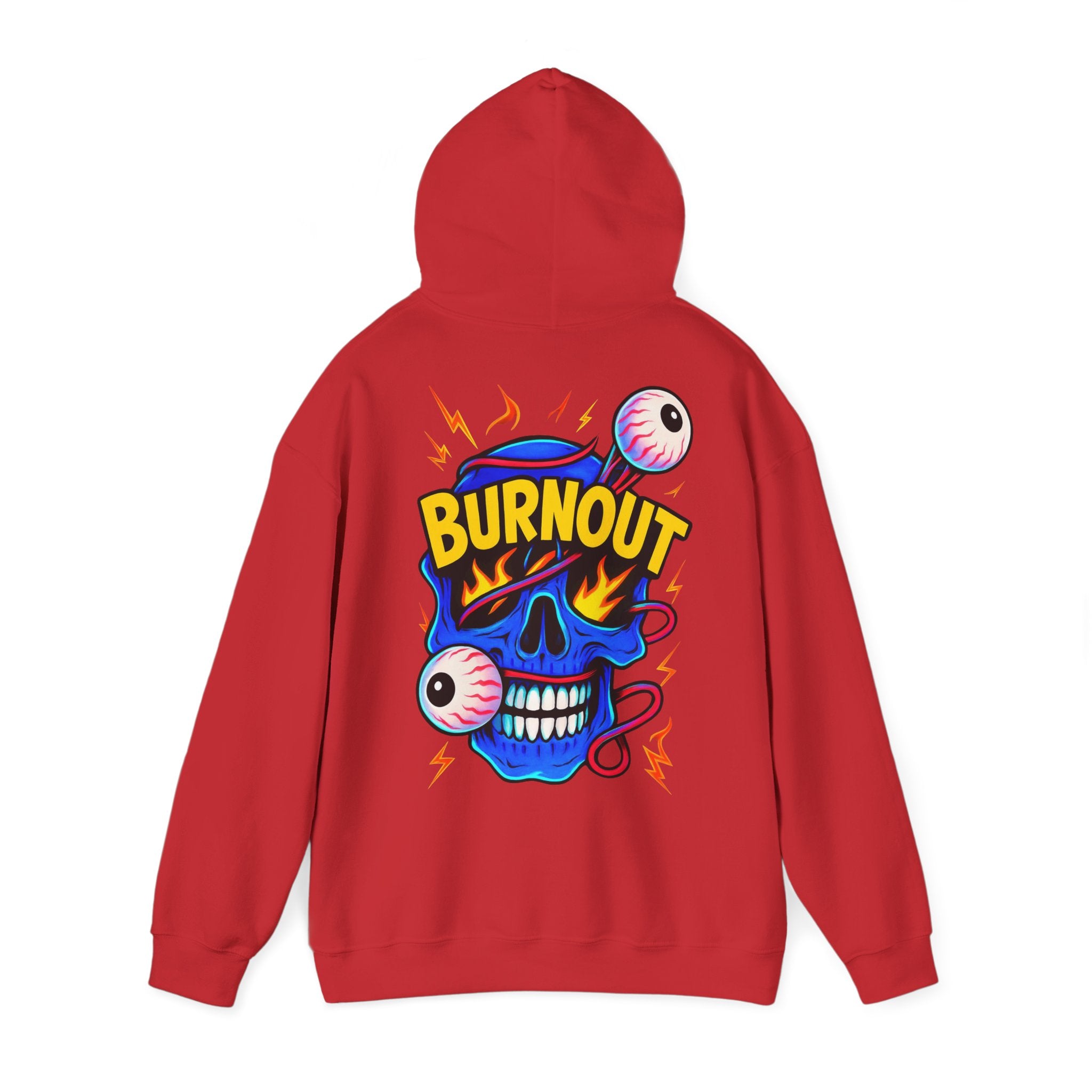 🔥 Oversized Hoodie „Burnout Skull“ – Streetwear mit Eyecatcher-Print