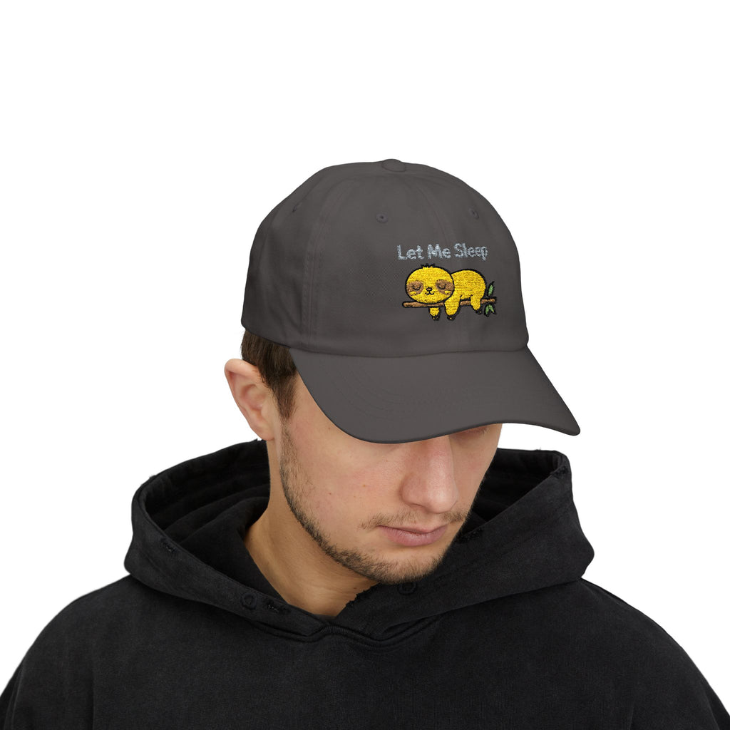 Chill Out” Sloth Dad Hat – Cute Relaxation Cap, Fun Gift for Father’s Day & Everyday Outfits