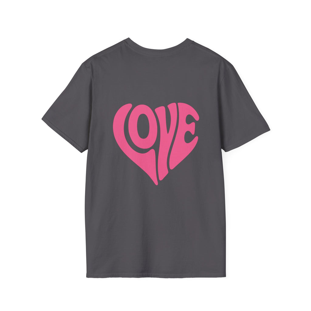 Vintage Love T-Shirt – Weiches Unisex Tee mit Herz-Design | Perfekt für Paare & Valentinstag