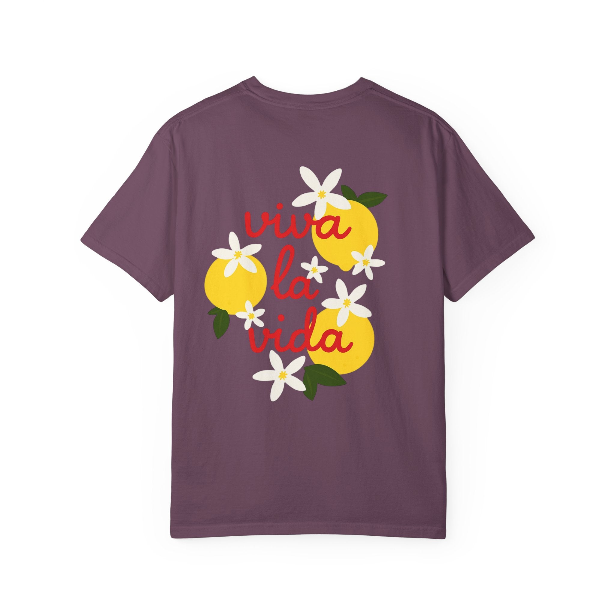 Viva La Vida Unisex T-Shirt – Sommer Vibes & Positive Energy | Bequemes Garment-Dyed Tee für Alltag & Freunde