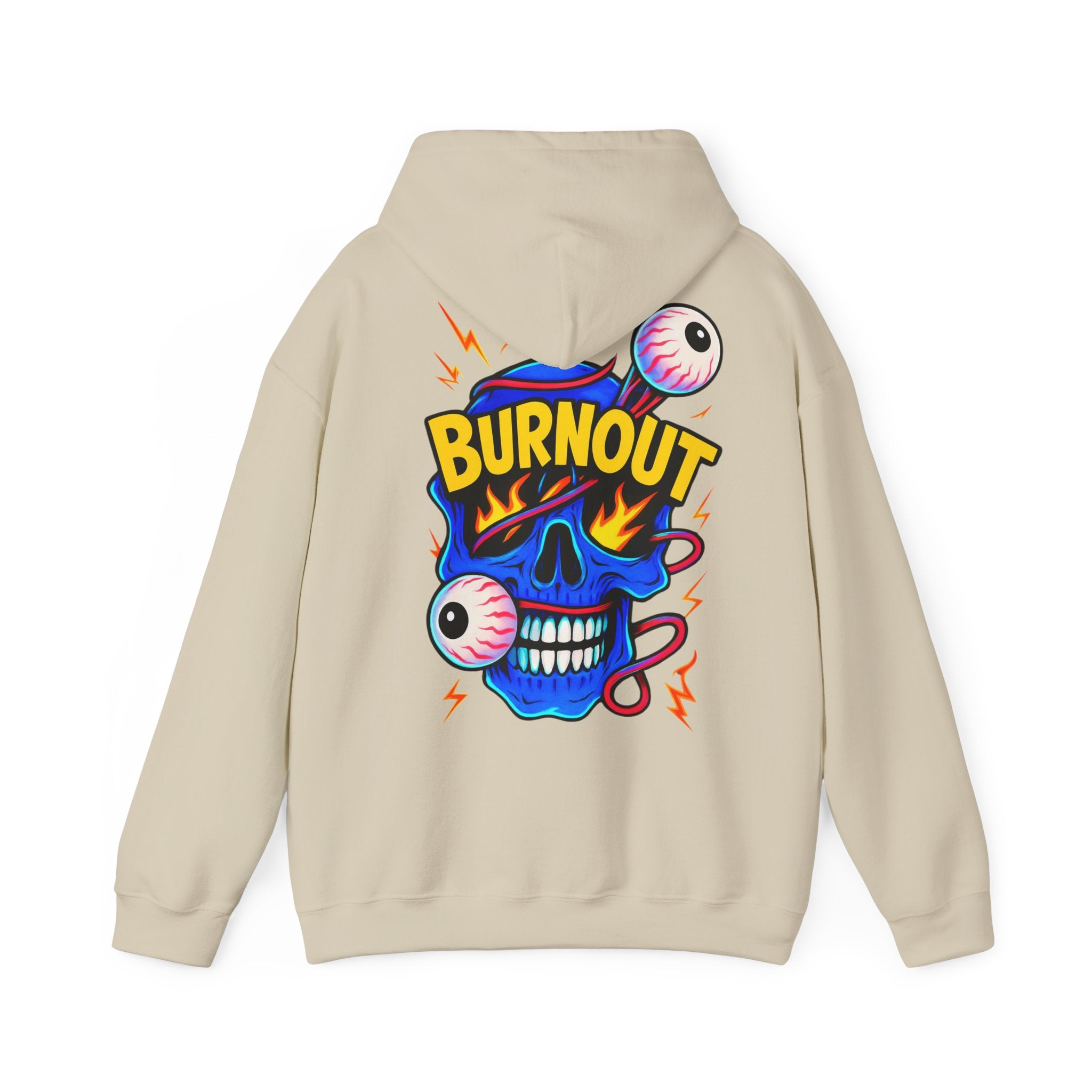 🔥 Oversized Hoodie „Burnout Skull“ – Streetwear mit Eyecatcher-Print