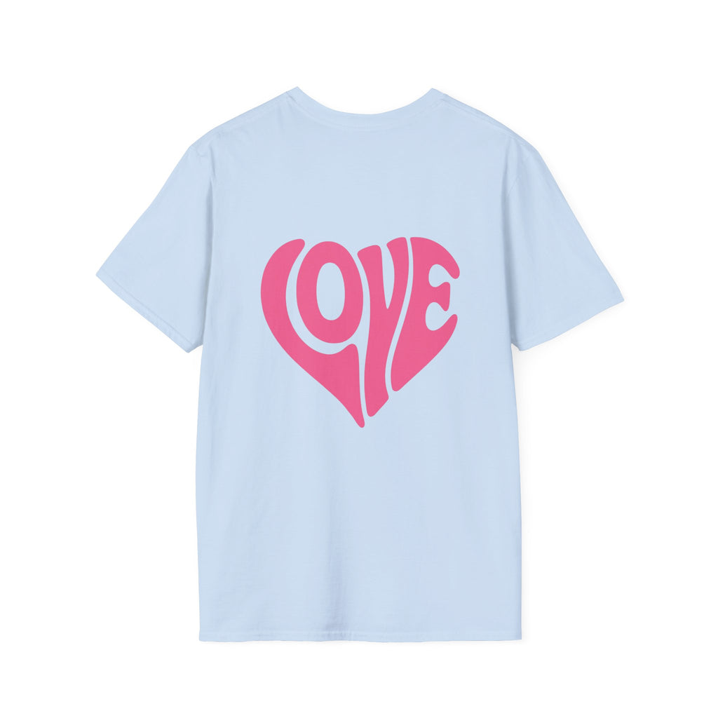 Vintage Love T-Shirt – Weiches Unisex Tee mit Herz-Design | Perfekt für Paare & Valentinstag