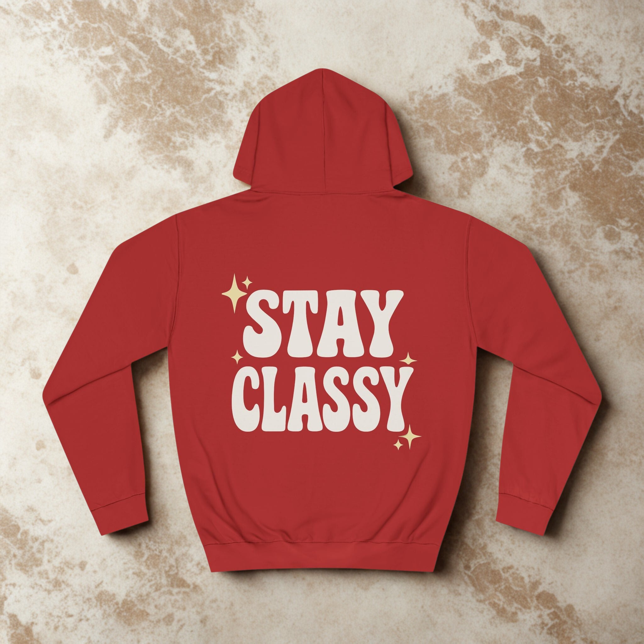 Stay Classy Unisex College Hoodie – Bequemer Pullover & Trendiger Studenten-Sweatshirt - HappymodernDesigns 