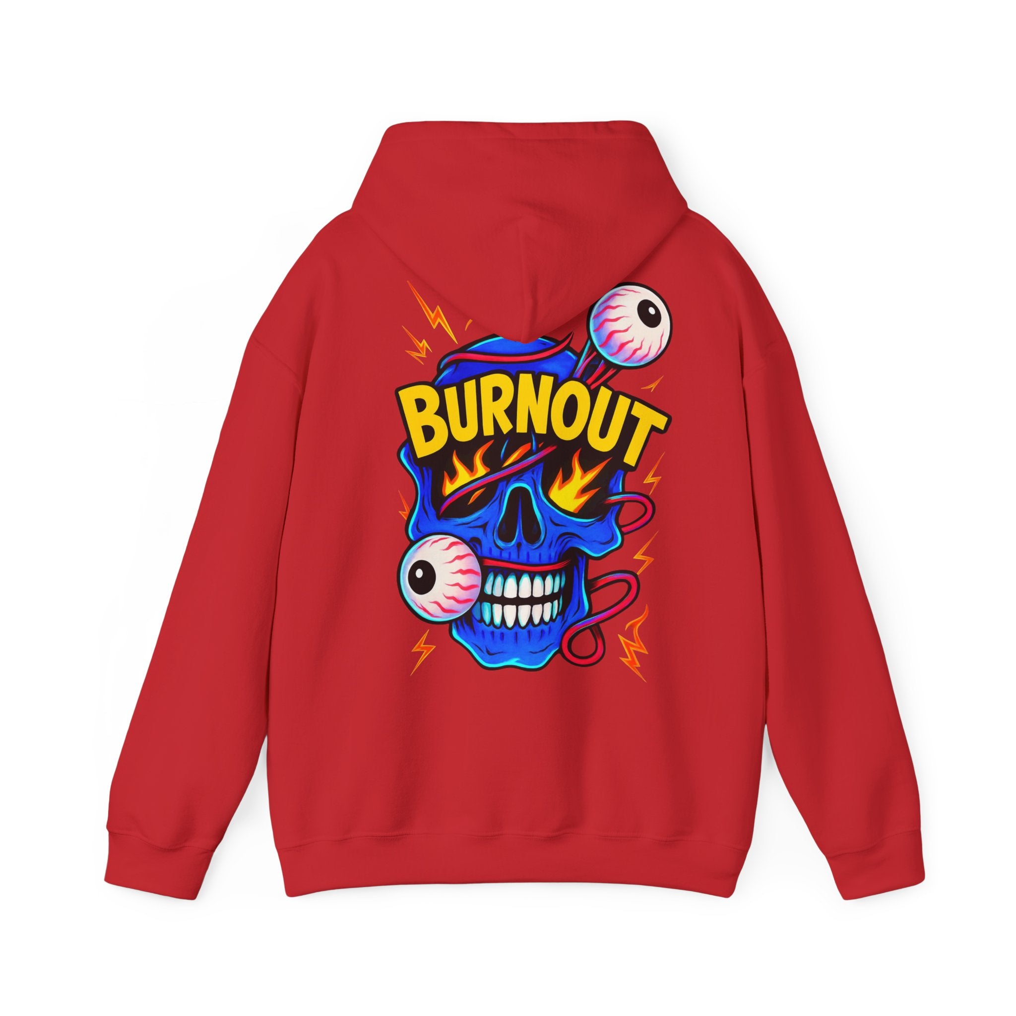 🔥 Oversized Hoodie „Burnout Skull“ – Streetwear mit Eyecatcher-Print