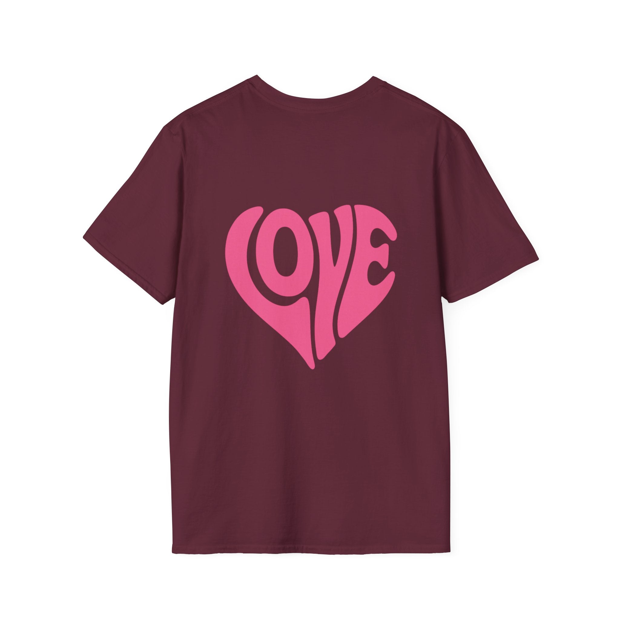 Vintage Love T-Shirt – Weiches Unisex Tee mit Herz-Design | Perfekt für Paare & Valentinstag