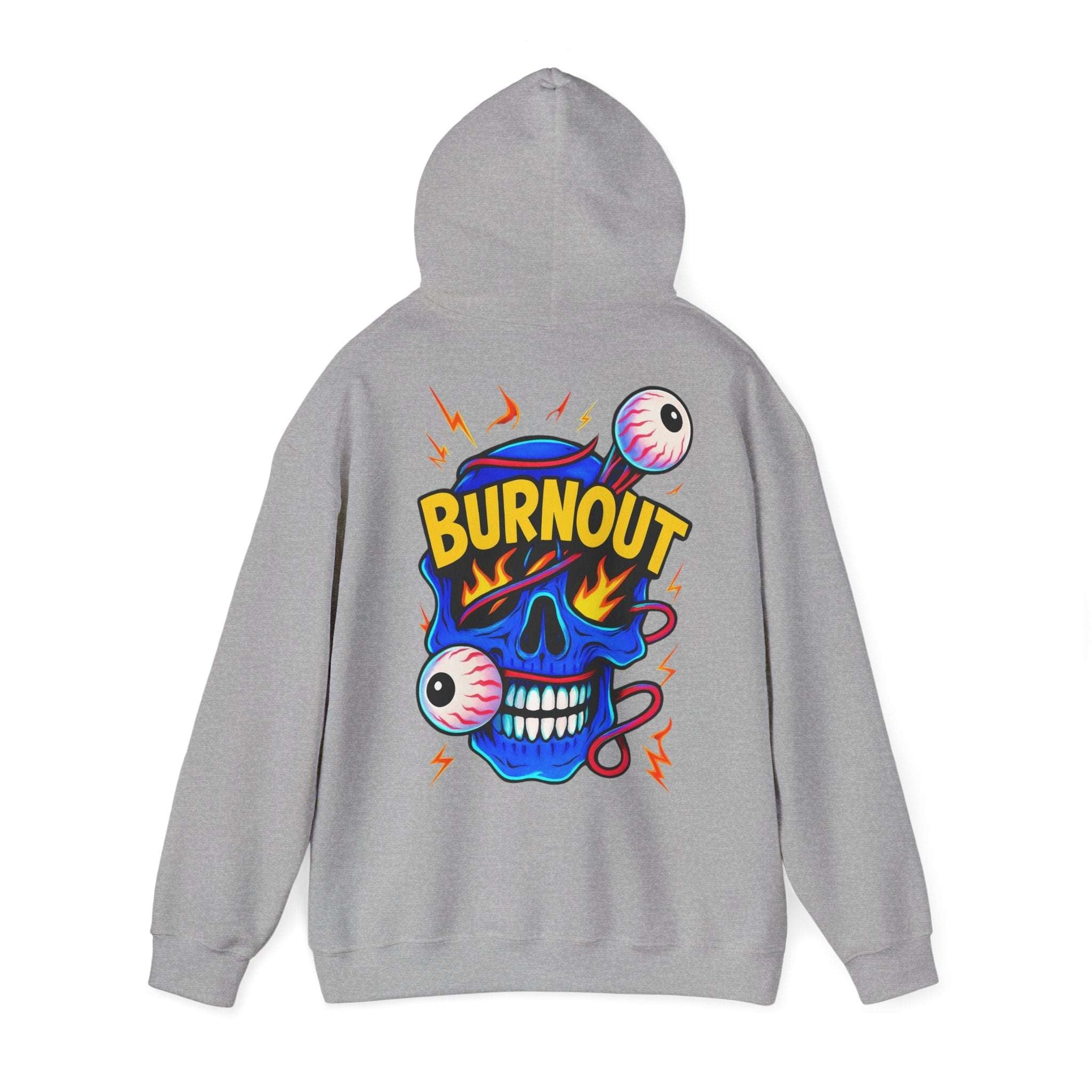 🔥 Oversized Hoodie „Burnout Skull“ – Streetwear mit Eyecatcher-Print