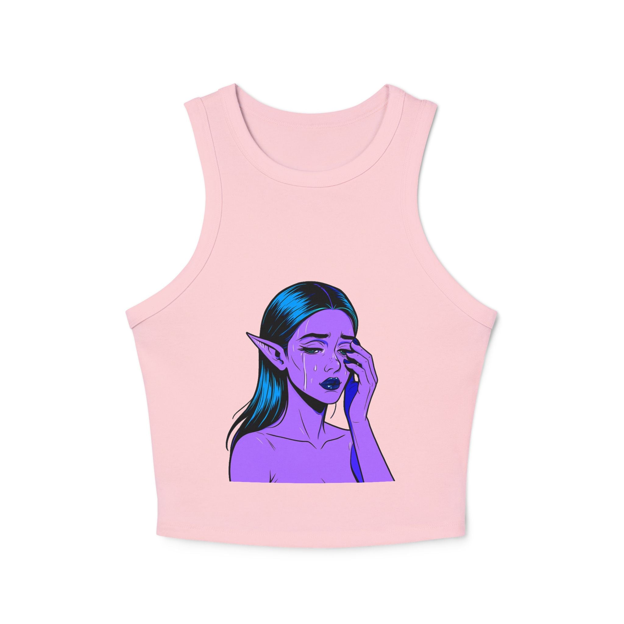 Gothic Fantasy Racer Tank Top – Edgy Sommer-Style für Festivals & Alltag