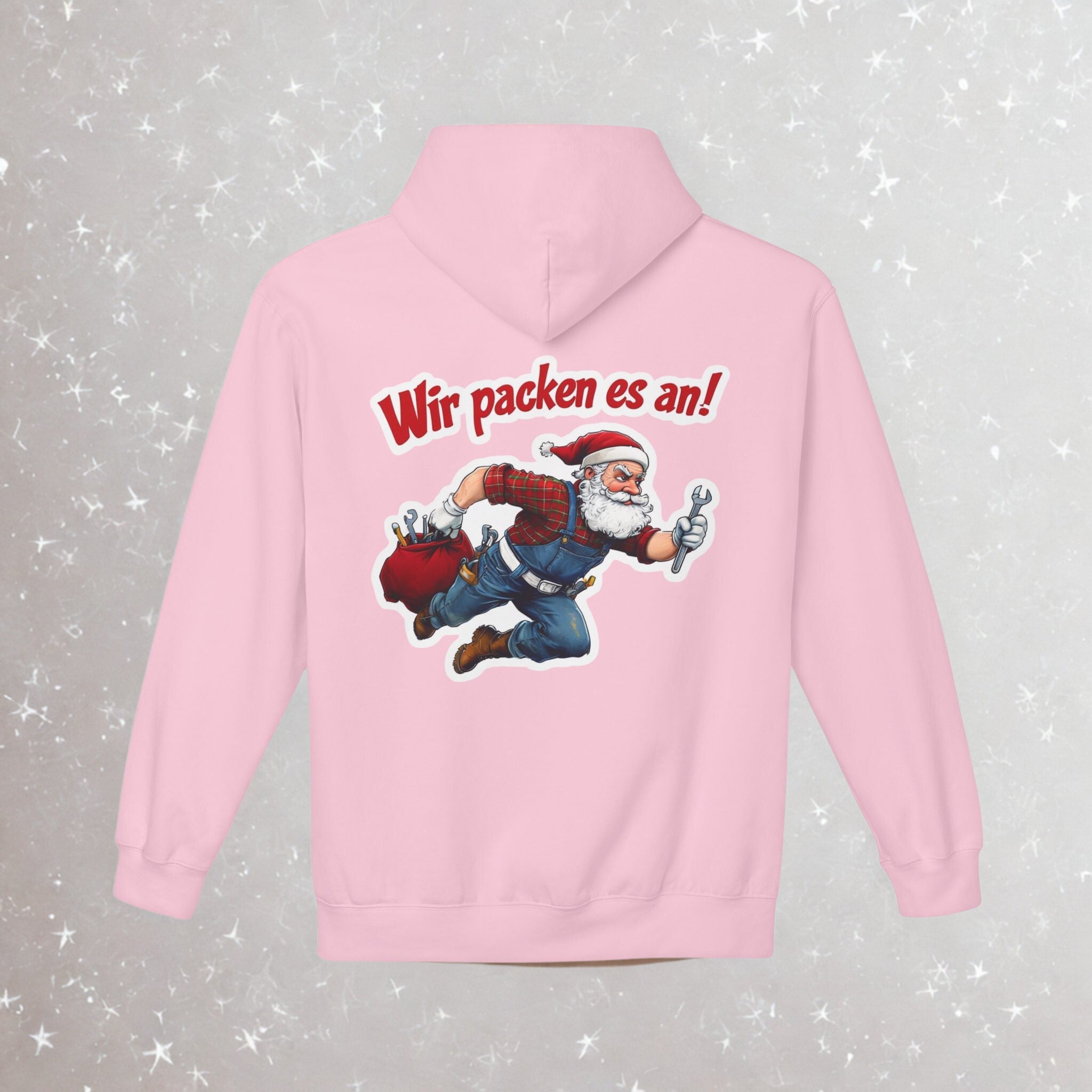 „Santa Claus ‚Wir packen es an!‘ – Lustiger Weihnachts-Pullover für die Feiertage“ - HappymodernDesigns 