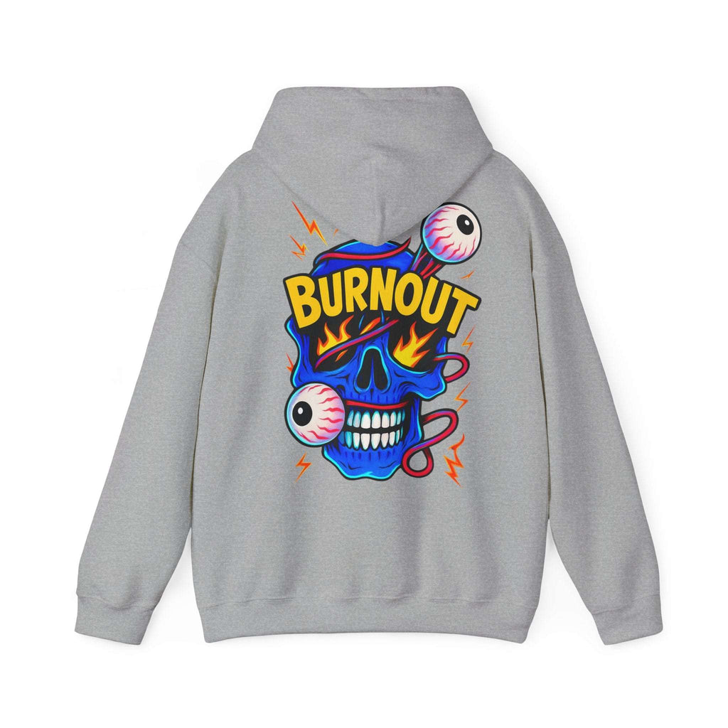 🔥 Oversized Hoodie „Burnout Skull“ – Streetwear mit Eyecatcher-Print