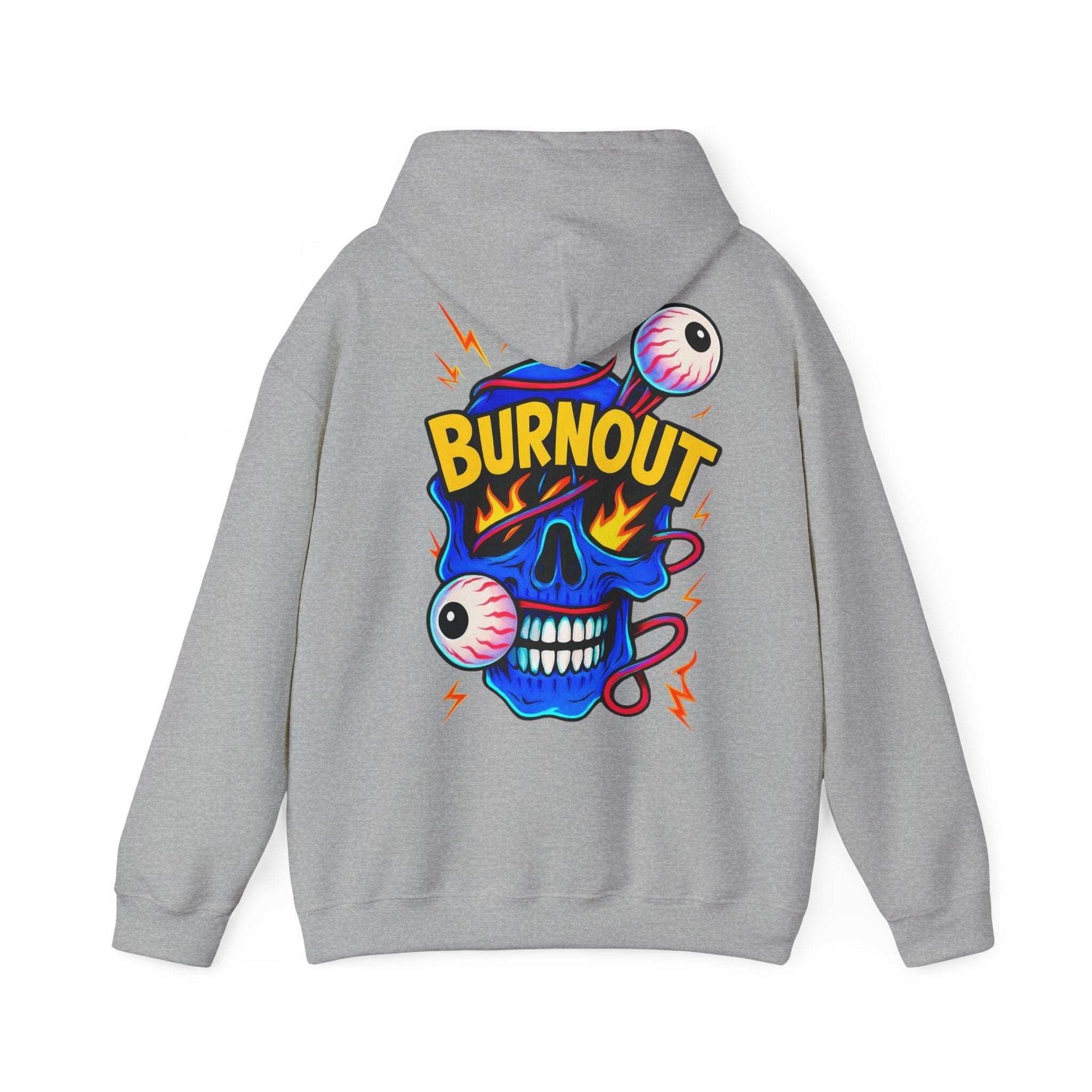 🔥 Oversized Hoodie „Burnout Skull“ – Streetwear mit Eyecatcher-Print