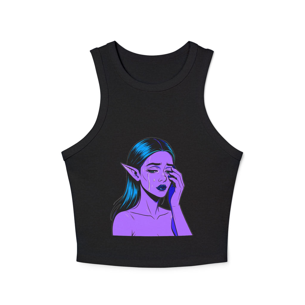 Gothic Fantasy Racer Tank Top – Edgy Sommer-Style für Festivals & Alltag