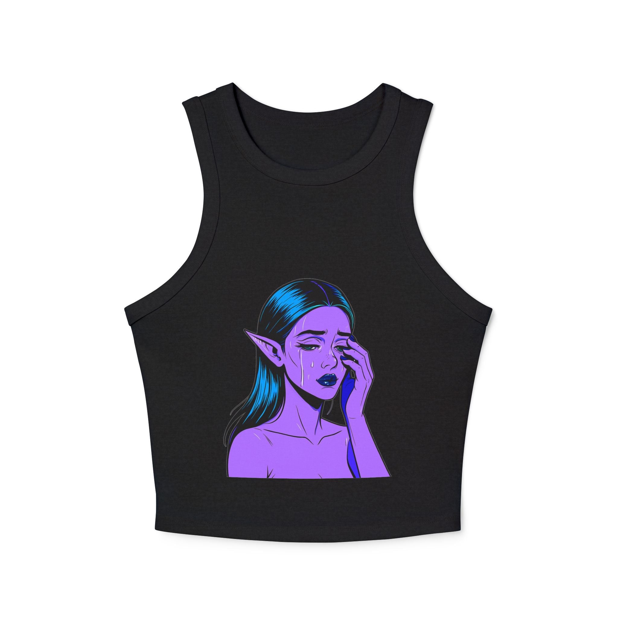 Gothic Fantasy Racer Tank Top – Edgy Sommer-Style für Festivals & Alltag