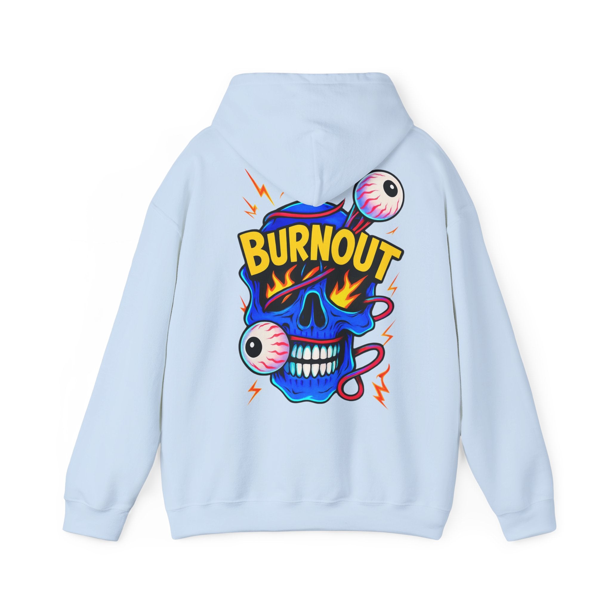 🔥 Oversized Hoodie „Burnout Skull“ – Streetwear mit Eyecatcher-Print