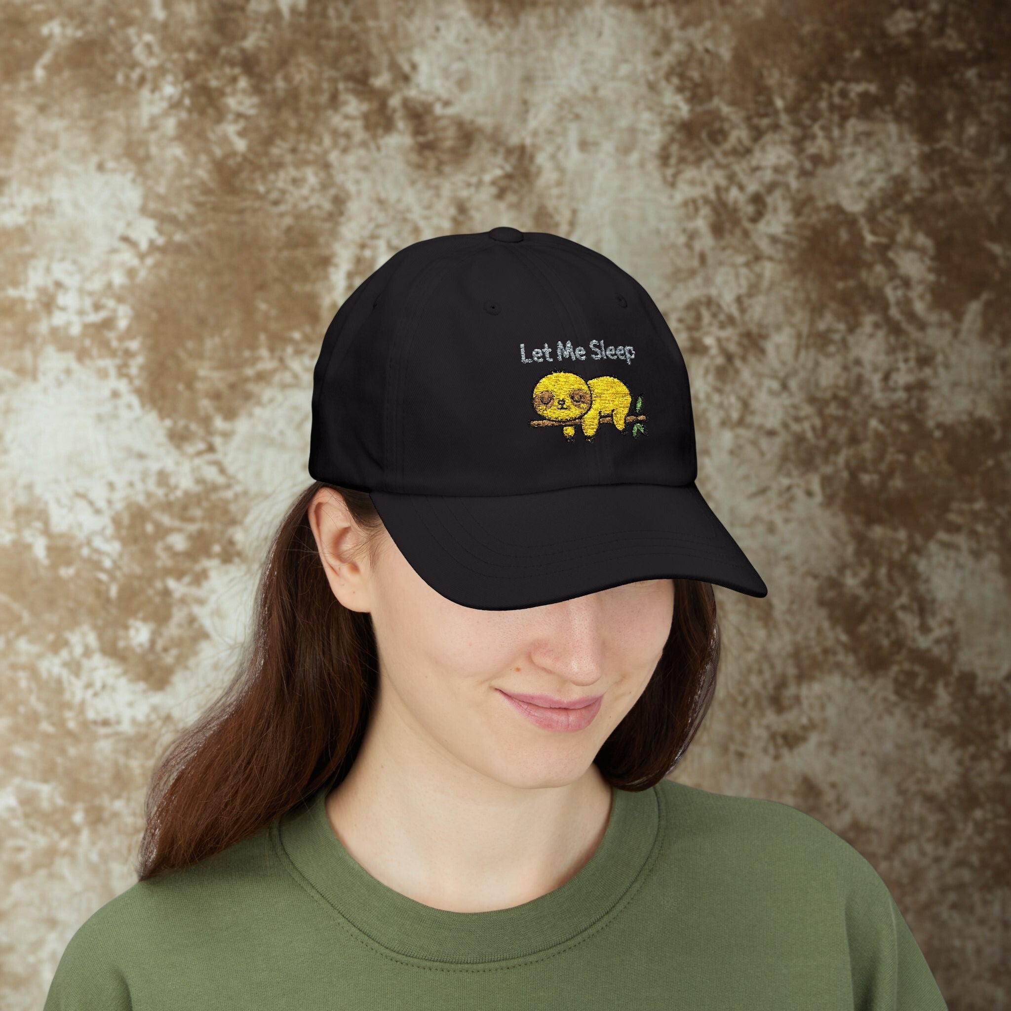 Chill Out” Sloth Dad Hat – Cute Relaxation Cap Fun Gift for Father’s Day & Everyday Outfits - Hats