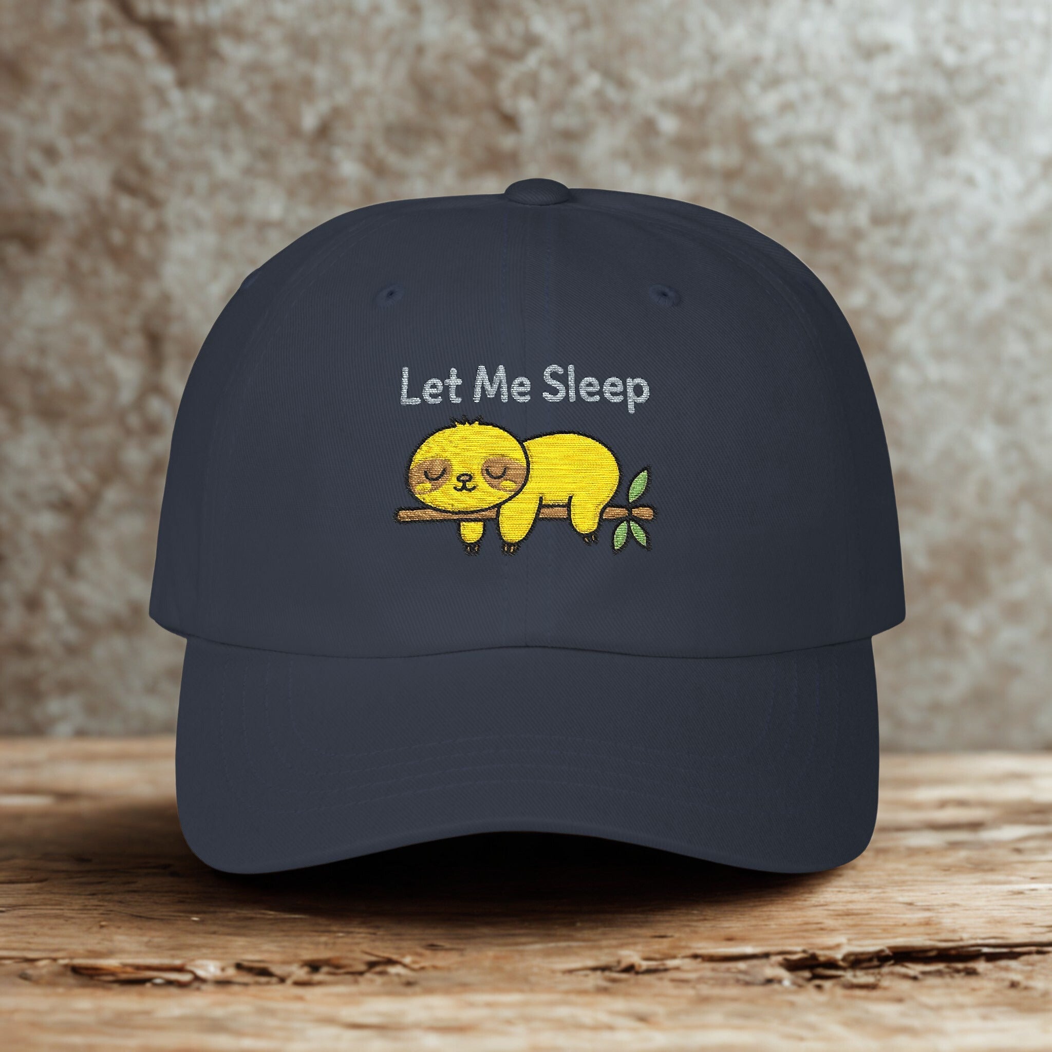 Chill Out” Sloth Dad Hat – Cute Relaxation Cap Fun Gift for Father’s Day & Everyday Outfits - Hats