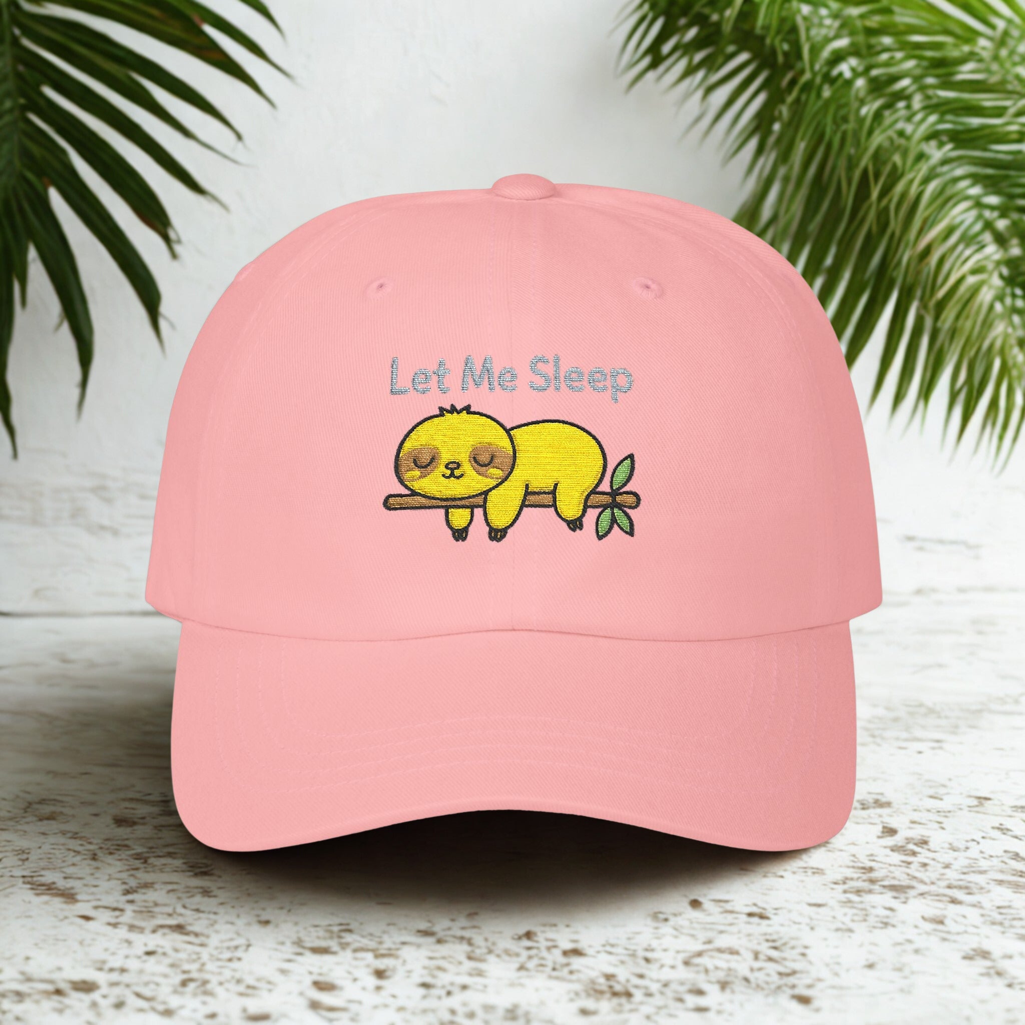 Chill Out” Sloth Dad Hat – Cute Relaxation Cap Fun Gift for Father’s Day & Everyday Outfits - Hats